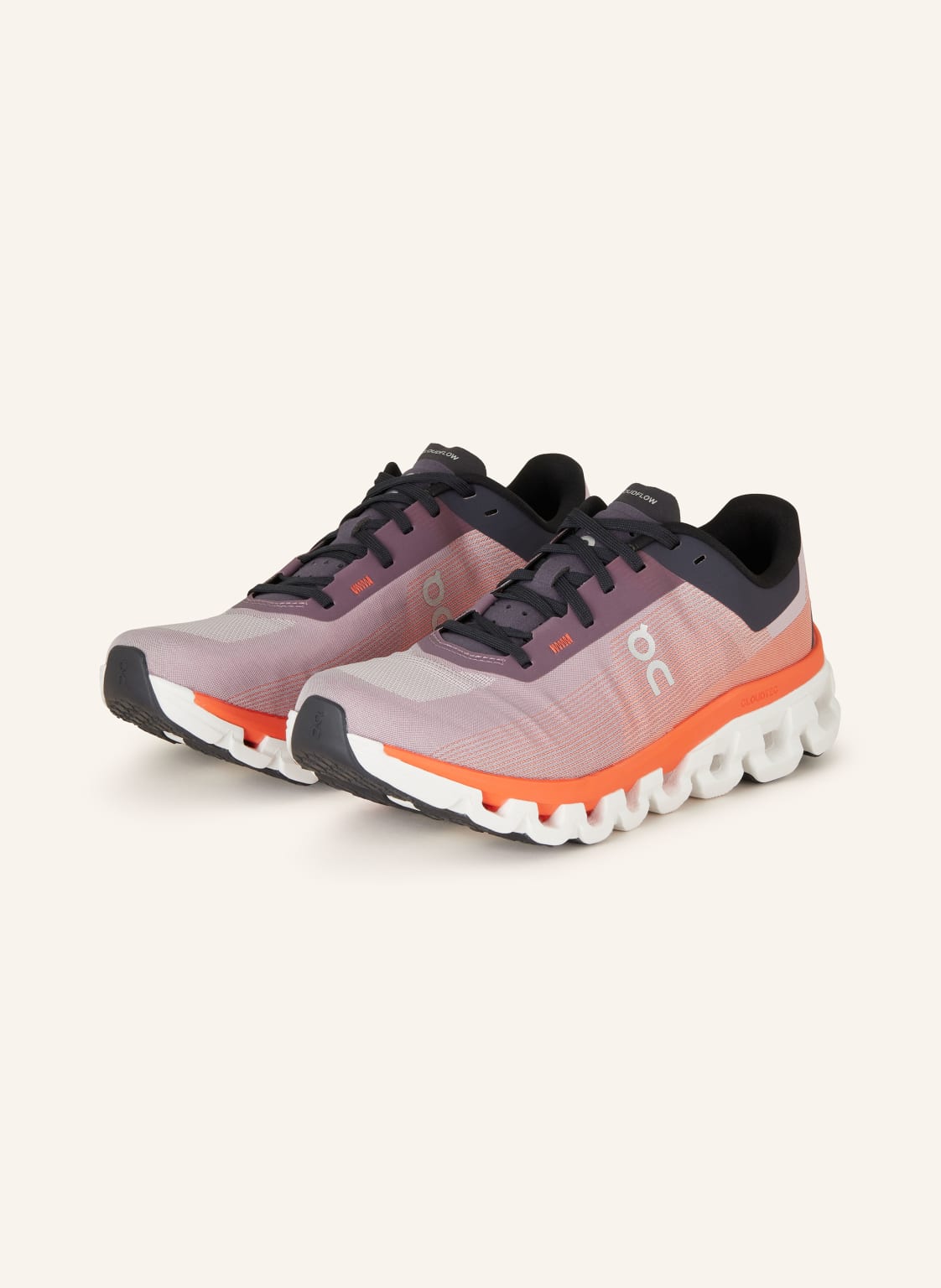 On Laufschuhe Cloudflow 4 rot von On