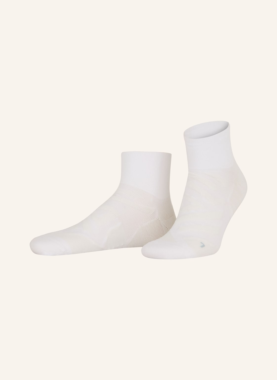 On Laufsocken Performance Mid Sock weiss von On