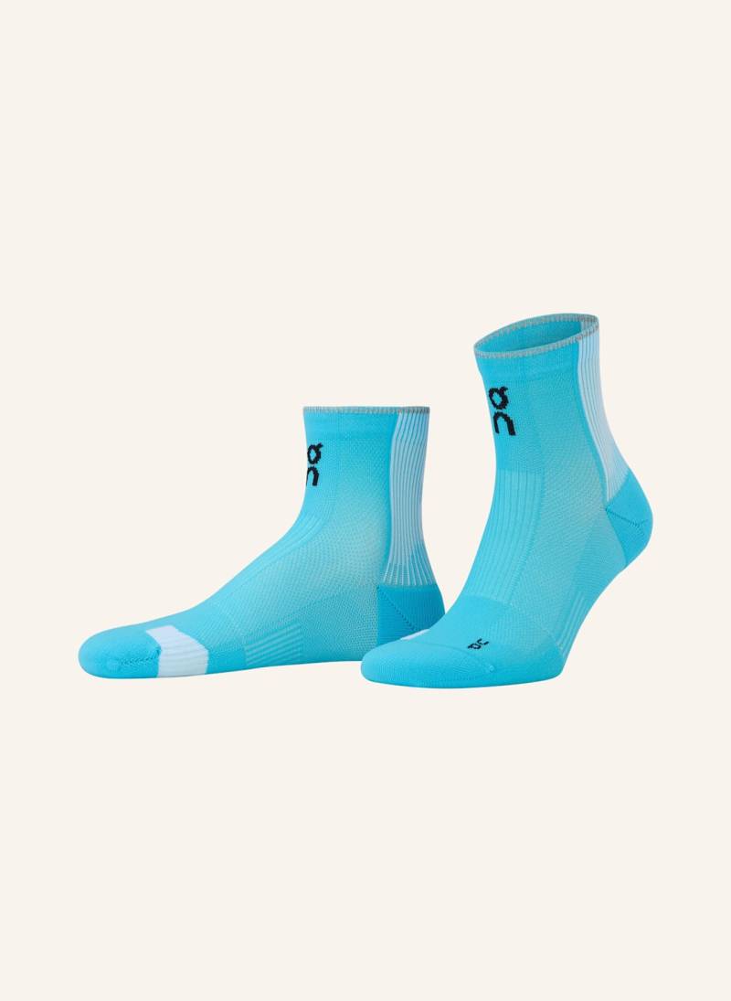 On Laufsocken Performance Run blau von On