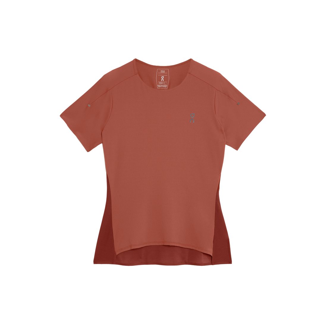 On PERFORMANCE-T Damen Laufshirt auburn/ruby Gr. L von On