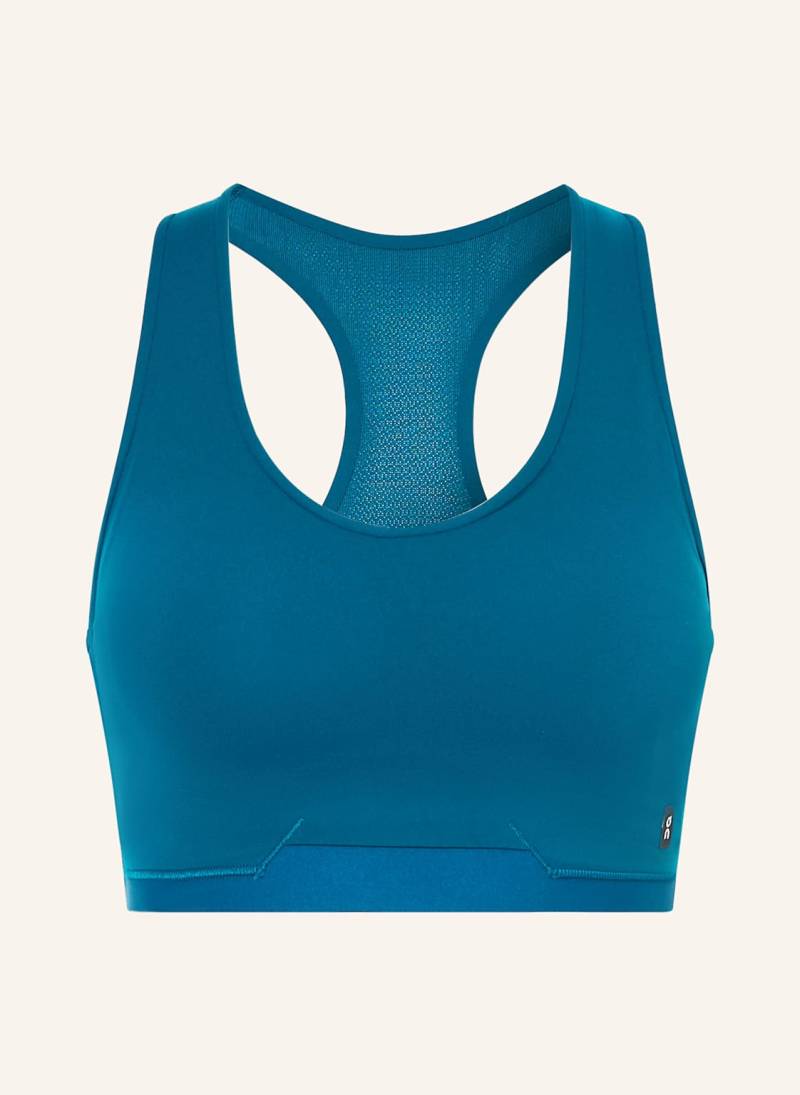 On Sport-Bh Train Mit Mesh blau von On