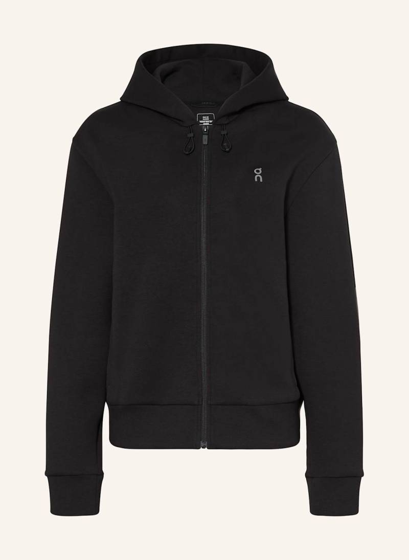 On Sweatjacke Focus Tech schwarz von On