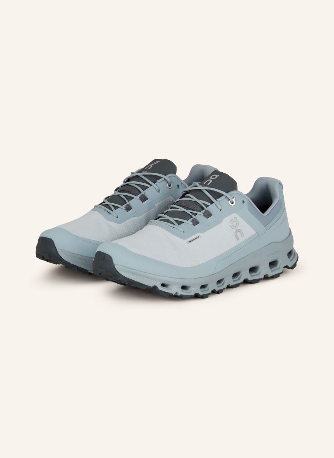 On Trailrunning-Schuhe Cloudvista Waterproof blau von On