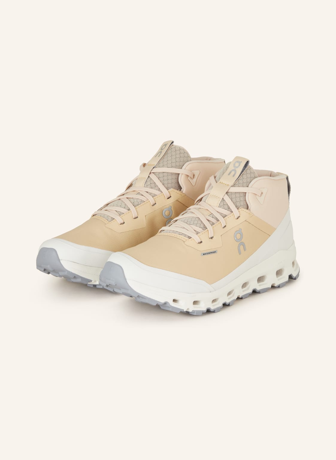 On Trekkingschuhe Cloudroam Waterproof beige von On