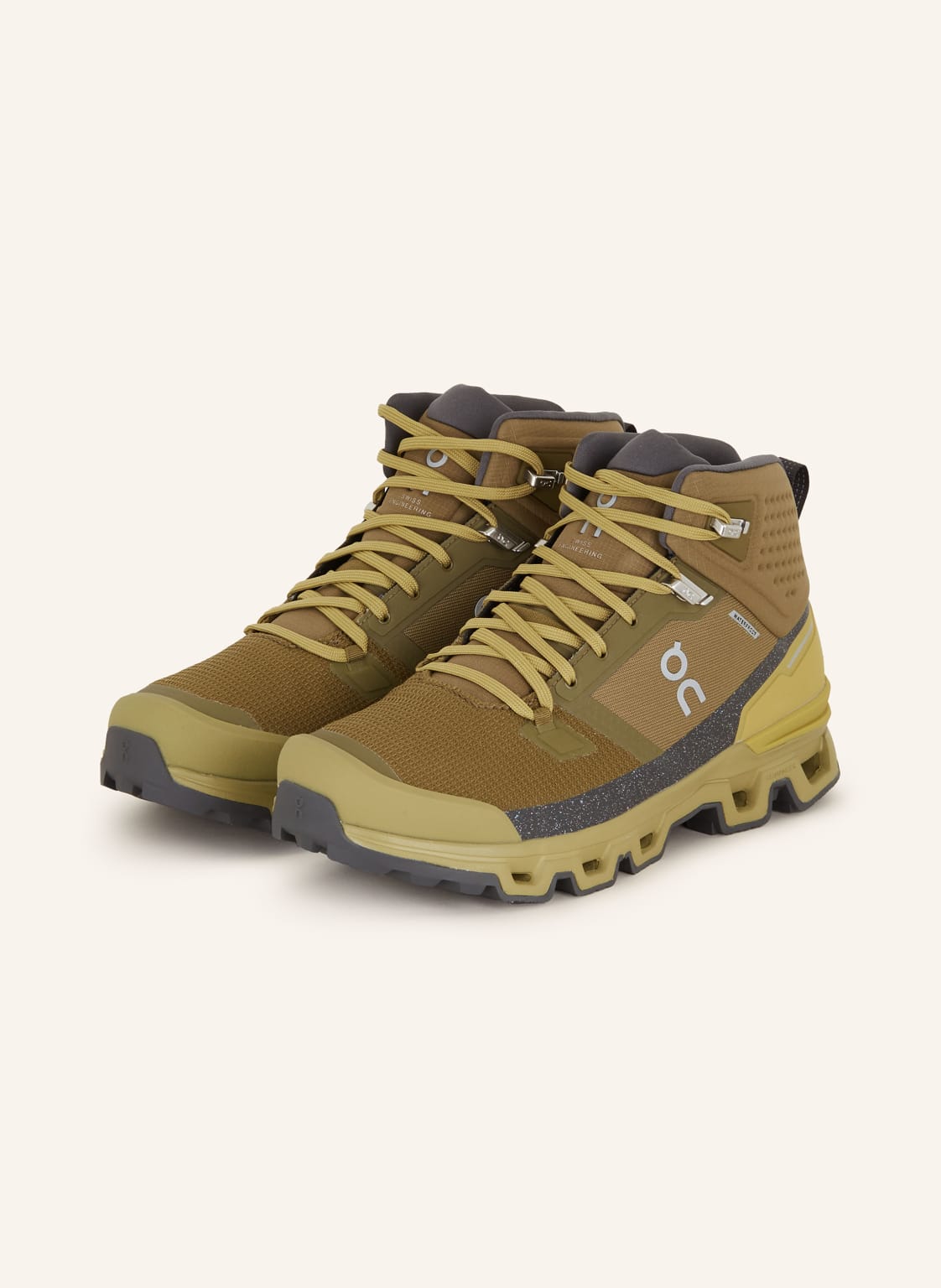 On Trekkingschuhe Cloudrock 2 Waterproof gruen von On