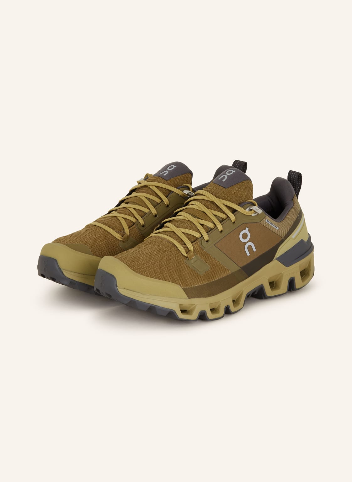 On Trekkingschuhe Cloudwander Waterproof gruen von On