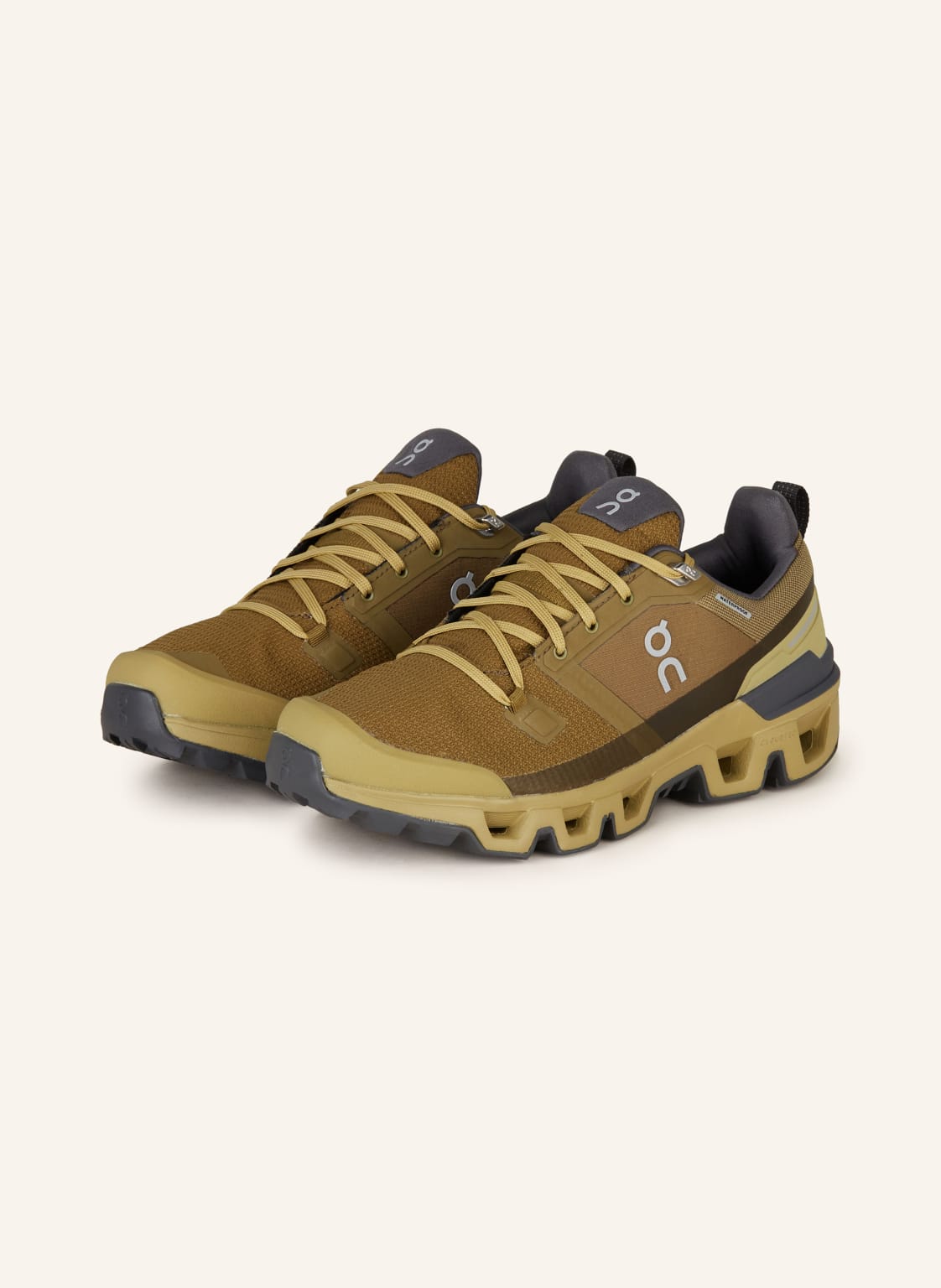 On Trekkingschuhe Cloudwander Waterproof gruen von On