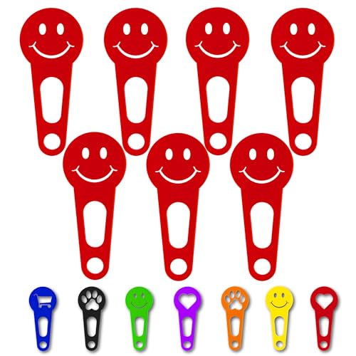 OnAir Einkaufswagenchips Einkaufswagenlöser zum sofort abziehen; Einkaufswagen-Chip Schlüsselanhänger; Einkauf-Wagenchip sofort wieder ablösen und Schlüssel einstecken (Rot, Happy Face, 7 Stück) OnAir Einkaufswagenchips Einkaufswagenlöser zum sofort abziehen; Einkaufswagen-Chip Schlüsselanhänger; Einkauf-Wagenchip sofort wieder ablösen und Schlüssel einstecken (Rot, Happy Face, 7 Stück) von OnAir