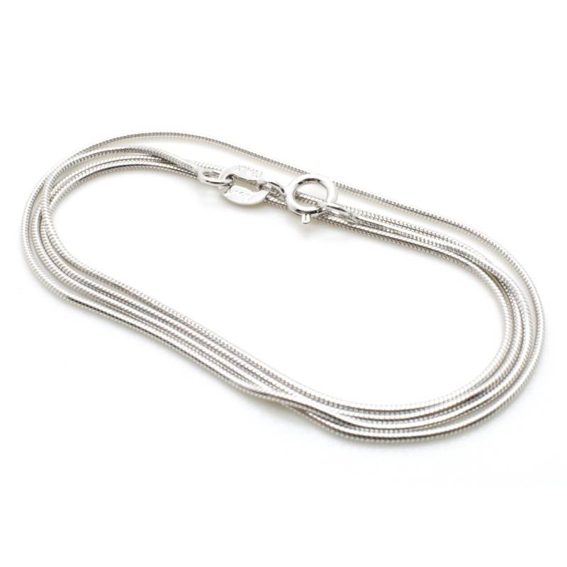 18 Zoll 925 Sterling Silber Schlangenkette 0, 8 Mm Halskette Mit Geschenkbox - Usa Verkäufer von OnDepot