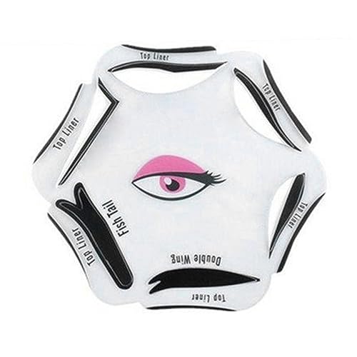 Eyeliner Schablone 6 in 1 Eyelines Guide Template Cat Liner Make -up -Werkzeug für Augen von OnIUeZky