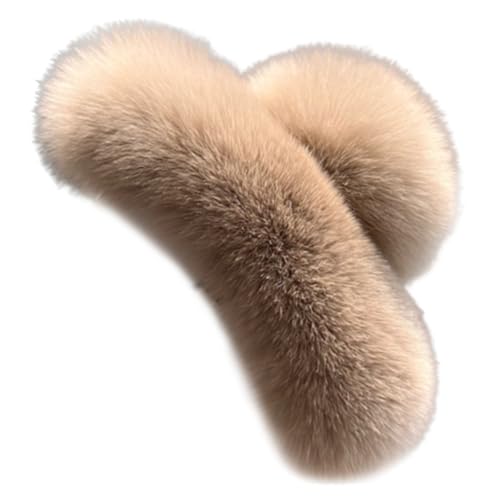 Flauschige Haarklammern 5,1 Zoll großer starker starker Fuzzy -Klauenclip für dickes Haar, nicht schlaue Winter Halbbrötchen Haarnadelhaarkiefer -Clips Geschenke für Frauen Khaki von OnIUeZky