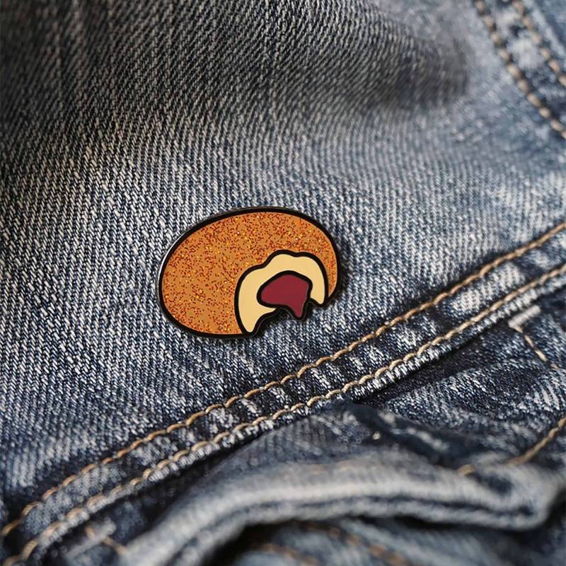 Malasada Donut | Guava Pin | Anstecknadel Hawaii Geschenke Süß Hard Emaille von OnPointPins