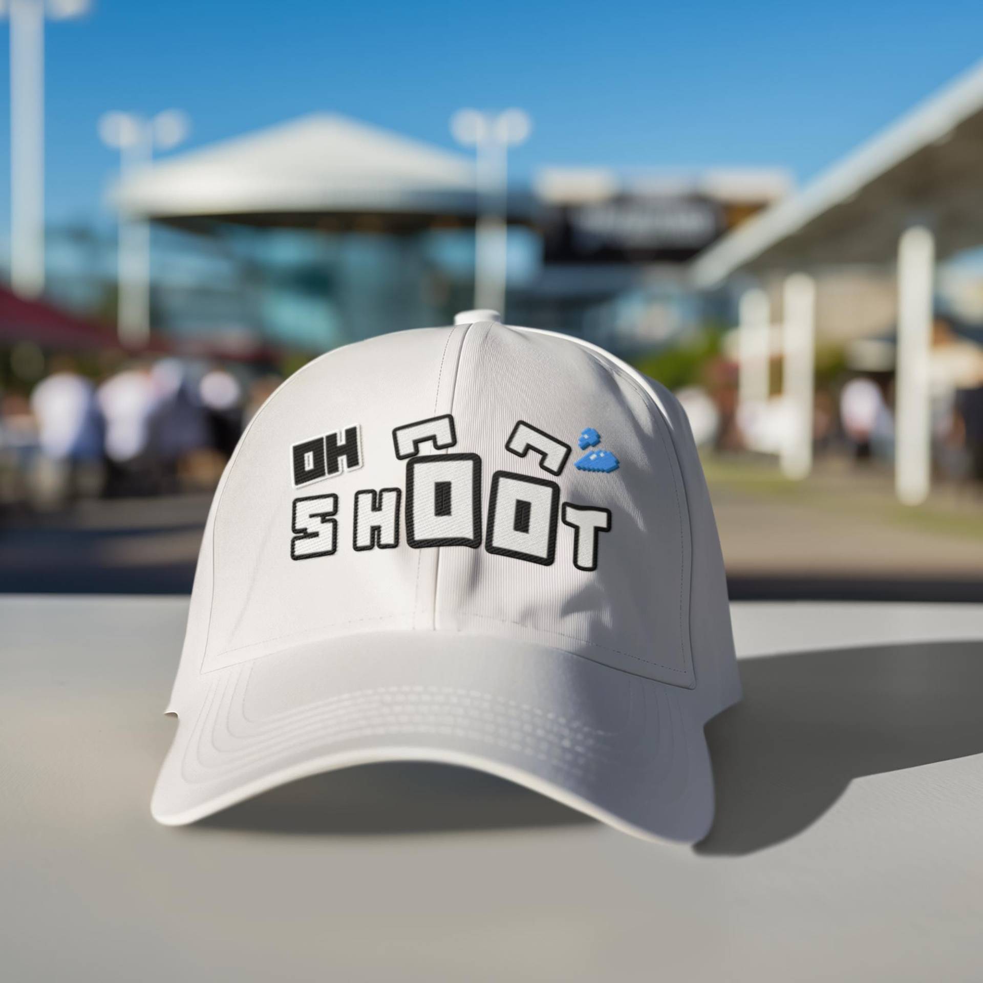 Lustiger Gamer Dad Hut Spiel Terminologie Stickerei - "Oh Shoot" Sprachausdruck | Gepixeltes Retro Style Design Gaming-Accessoire Lustiger Gamer Dad Hut Spiel Terminologie Stickerei - "Oh Shoot" Sprachausdruck | Gepixeltes Retro Style Design Gaming-Accessoire von OnRelaxed