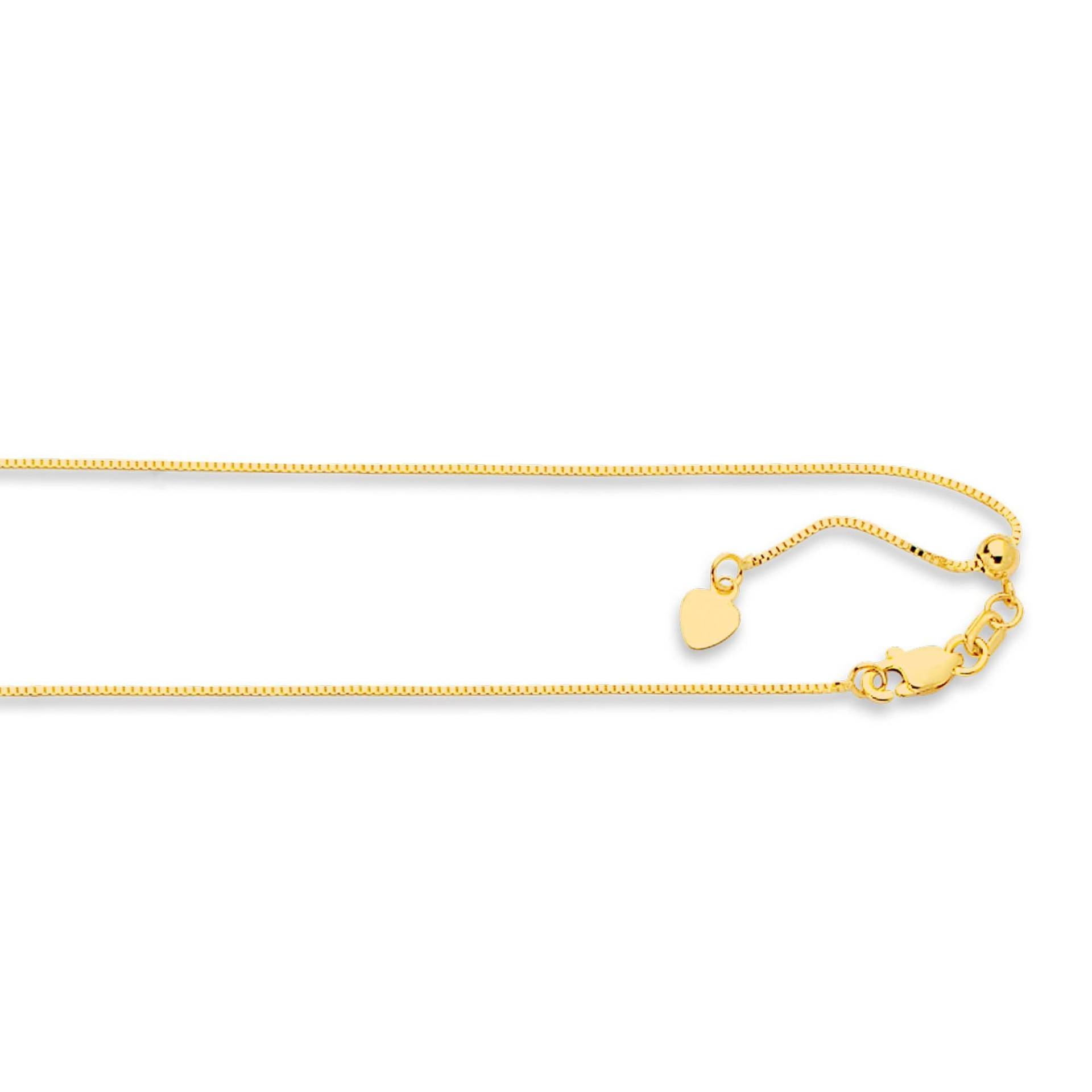 Solide 14K Echt Gelb Weiß Oder Rose Gold Einstellbare Box Link Halskette Anhänger Kette 0.7mm Dünne Kette, Solid Kette, Dünne Solide 14K Echt Gelb Weiß Oder Rose Gold Einstellbare Box Link Halskette Anhänger Kette 0.7mm Dünne Kette, Solid Kette, Dünne von OnTheRocksUSA