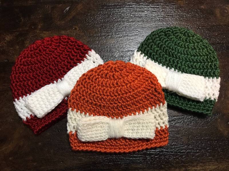 Gehäkelte Babymütze, Schleifen, Babymütze Mit Schleife, Babypartygeschenk, Babygeschenk Gehäkelte Babymütze, Schleifen, Babymütze Mit Schleife, Babypartygeschenk, Babygeschenk von OnceUponAHookandYarn