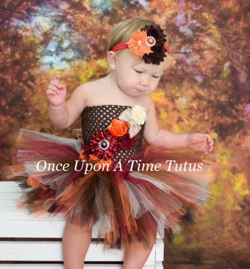 Herbst Tutu Kleid, Thanksgiving Geburtstag Outfit, 1. Erster Geburtstag, Kinder Mädchen Kleinkind Tutus Herbst Tutu Kleid, Thanksgiving Geburtstag Outfit, 1. Erster Geburtstag, Kinder Mädchen Kleinkind Tutus von OnceUponATimeTuTus