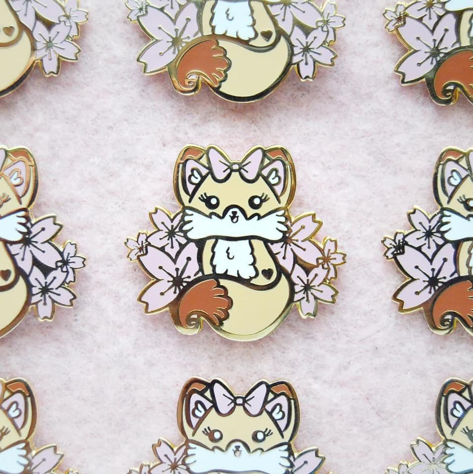 Kirschblüte Fuchs Emaille Pin ~ Pastell Sakura Anstecker Geschenk Kawaii Tasche Accessoires Liebhaber Frühlingsblüten Kirschblüte Fuchs Emaille Pin ~ Pastell Sakura Anstecker Geschenk Kawaii Tasche Accessoires Liebhaber Frühlingsblüten von OnceUponaPinEtsy