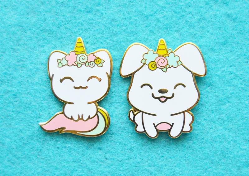 Pastell Einhorn Katze & Hund Emaille Pins ~ Accessoires Geschenk Für Liebhaber Kawaii Rucksack Tier Revers Pastell Einhorn Katze & Hund Emaille Pins ~ Accessoires Geschenk Für Liebhaber Kawaii Rucksack Tier Revers von OnceUponaPinEtsy