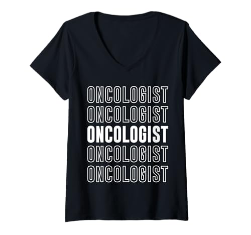 Damen Onkologe T-Shirt mit V-Ausschnitt Damen Onkologe T-Shirt mit V-Ausschnitt von Oncologist Apparel