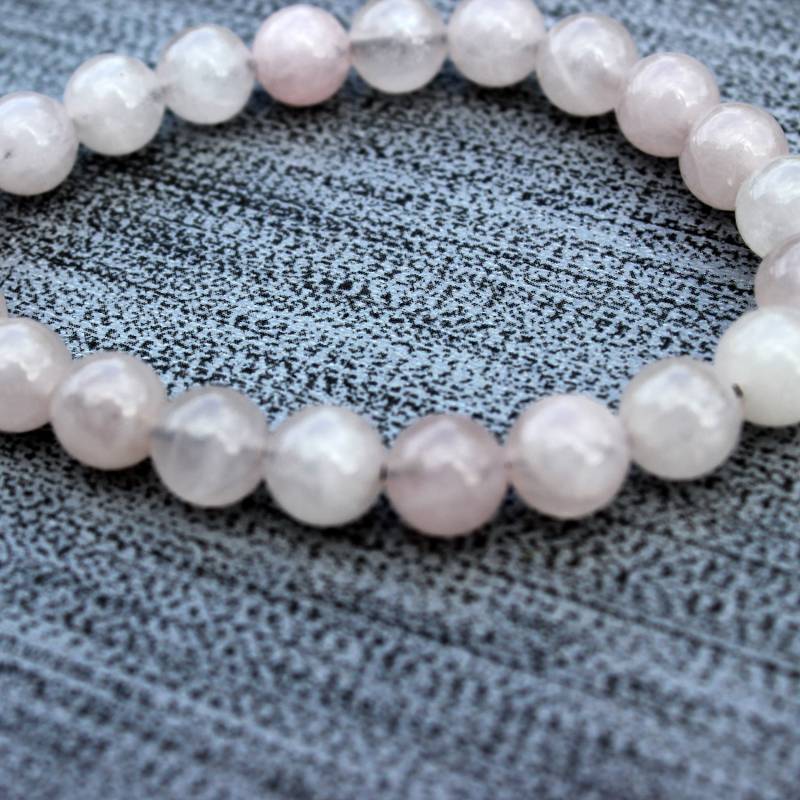 Rosenquarz Perlenarmband Rosenquarz Perlenarmband von OndesdeFormes