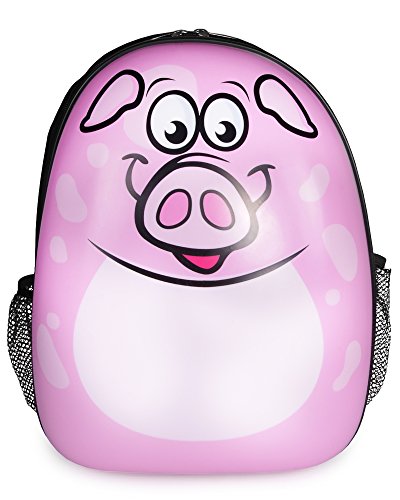 Rucksack für Kinder Hartschalenrucksack Größe L (Schwein) von Ondis24