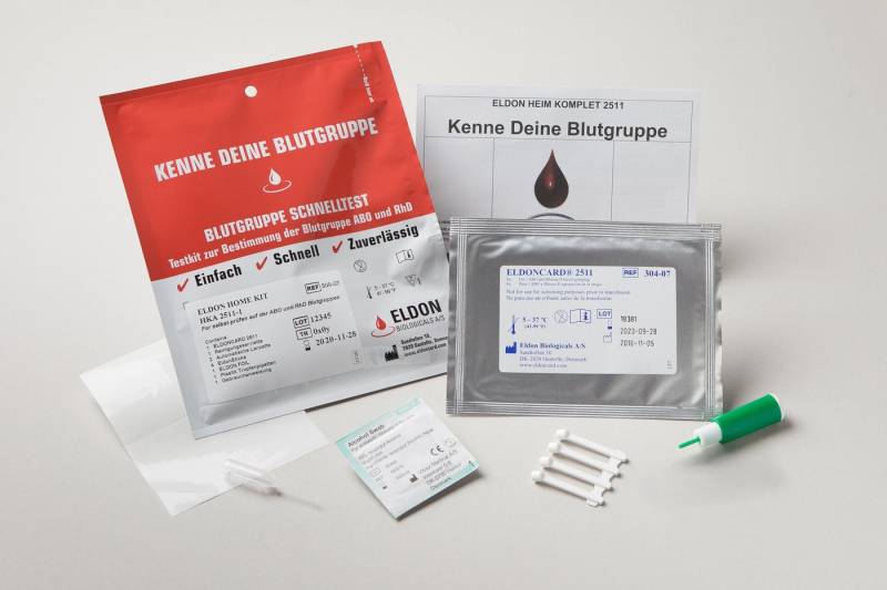 One+Step PSA-Schnelltest Eldon Card Blutgruppe Test Schnelltest Home-Kit HKA 2511-1, 1-tlg. von One+Step
