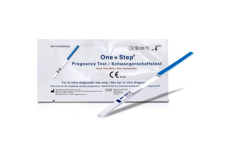 One+Step Schwangerschaftstest ultraempfindlicher Schwangerschaftstest Urintest – Frühtest 10 miu/ml, 10-St., Frühtest 10 miu/ml von One+Step