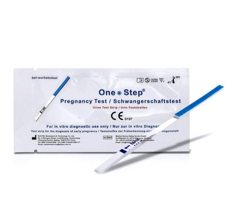 One+Step Schwangerschaftstest ultraempfindlicher Schwangerschaftstest Urintest – Frühtest 10 miu/ml, 20-St., Frühtest 10 miu/ml von One+Step