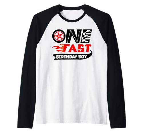 One Fast Birthday Boy Rennwagen zum 1. Geburtstag Raglan One Fast Birthday Boy Rennwagen zum 1. Geburtstag Raglan von One Fast Birthday Boy 1st Race Car Apparel