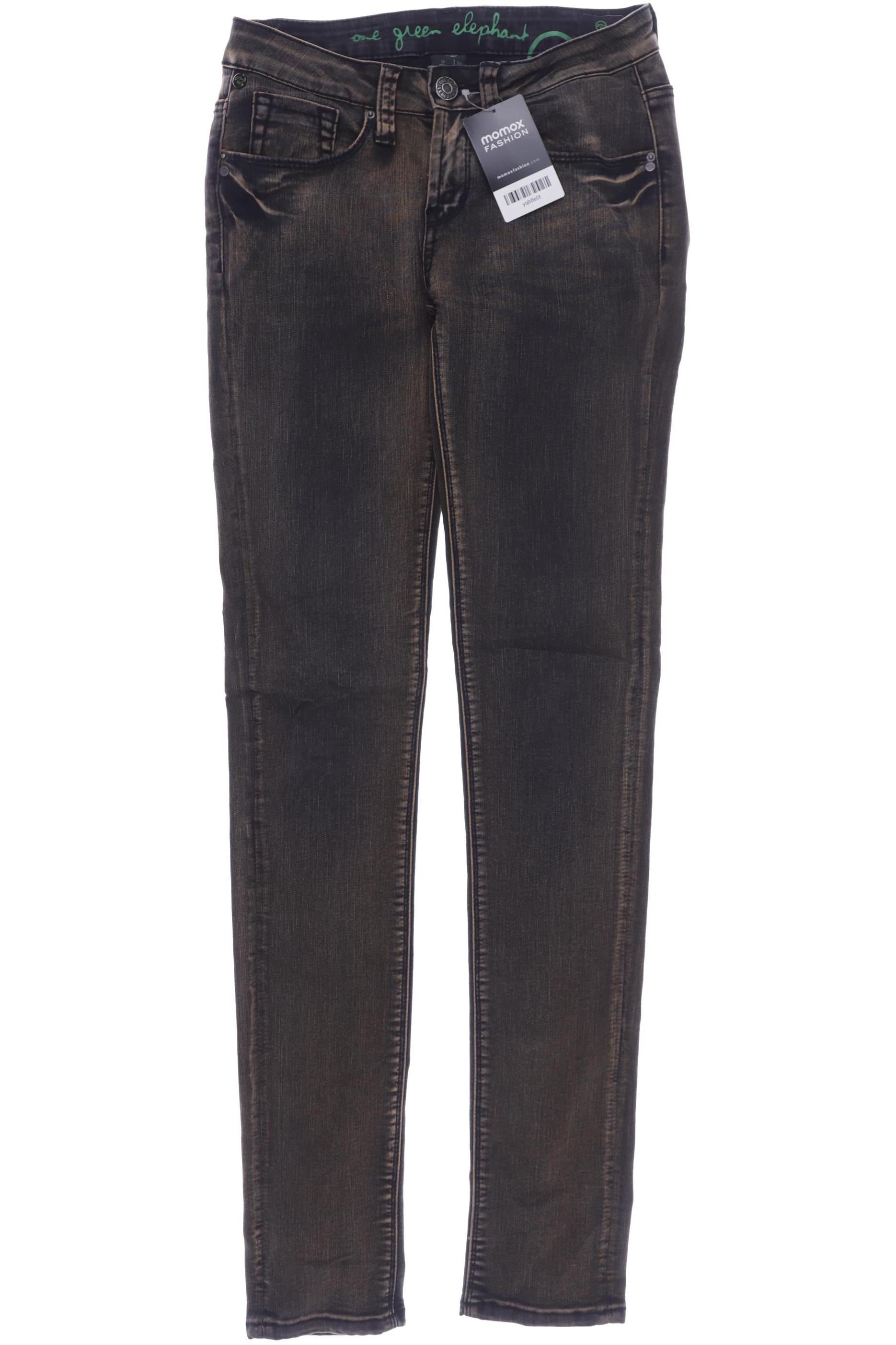 One Green Elephant Damen Jeans, braun von One Green Elephant