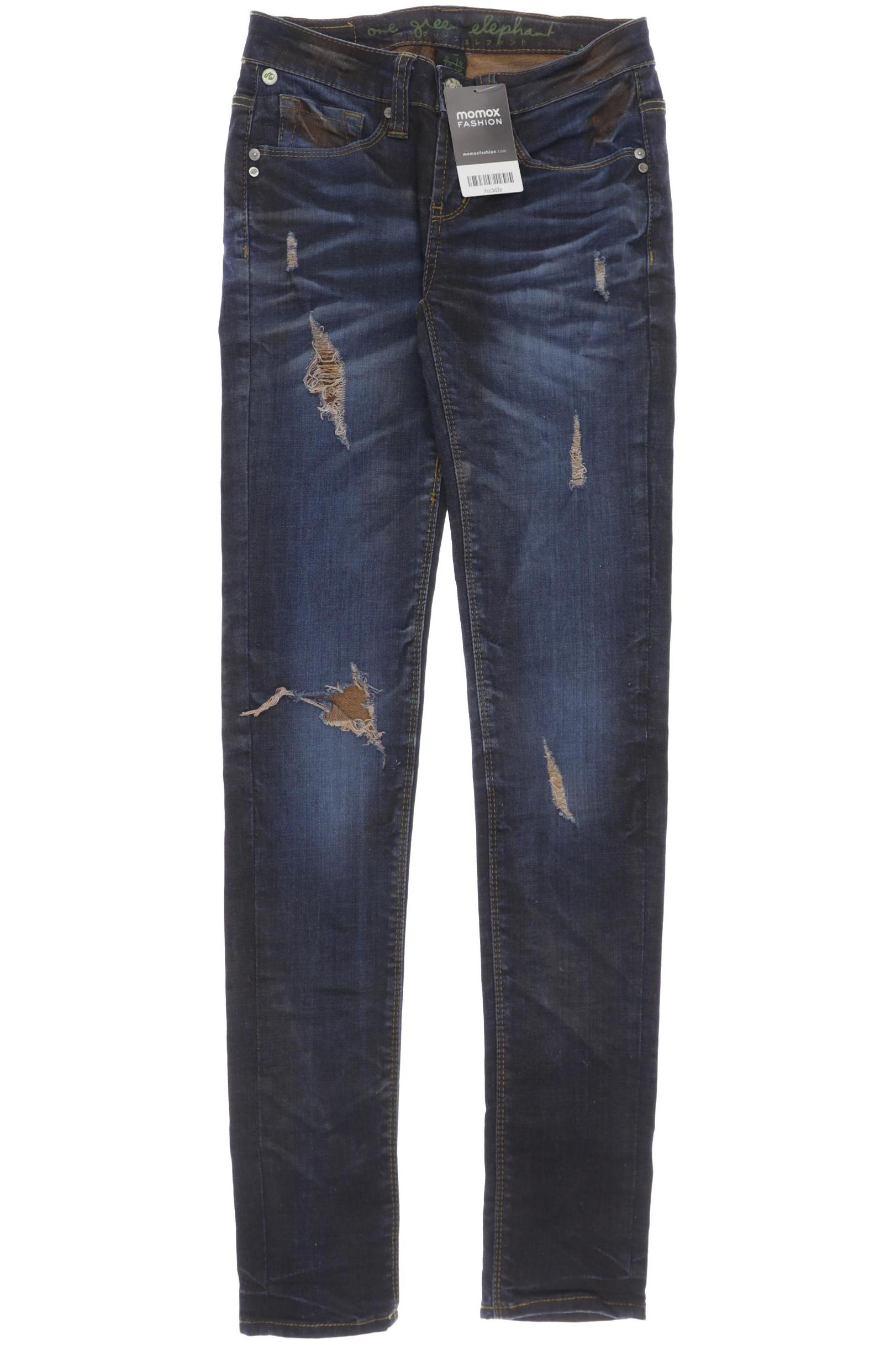 One Green Elephant Damen Jeans, marineblau von One Green Elephant