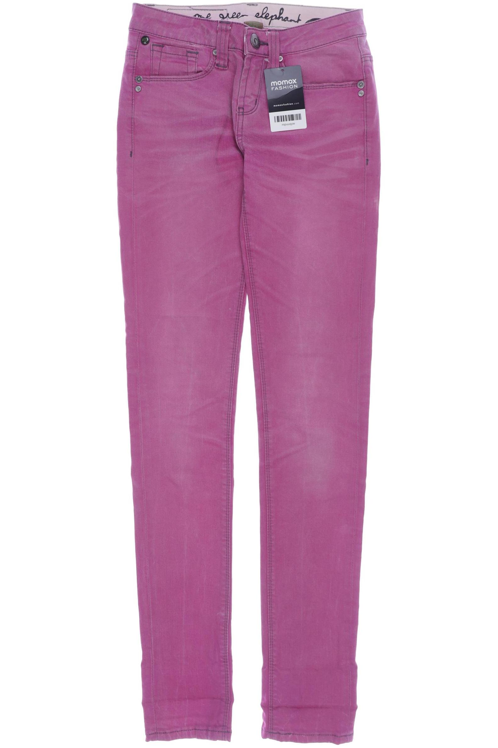 One Green Elephant Damen Jeans, pink von One Green Elephant