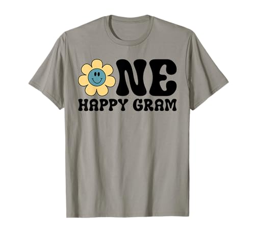 One Happy Dude Gram zum 1. Geburtstag für Jungen und Familie, cool T-Shirt von One Happy Dude Family Matching Birthday Party Bday