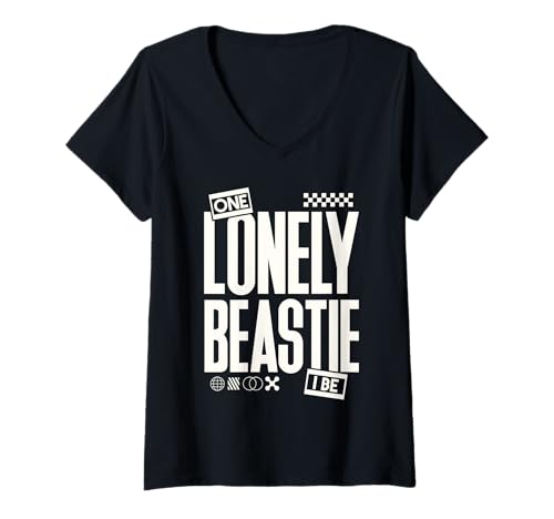 Damen One Lonely Beastie I Be Funny Zitat sarkastischer Retro-Humor T-Shirt mit V-Ausschnitt Damen One Lonely Beastie I Be Funny Zitat sarkastischer Retro-Humor T-Shirt mit V-Ausschnitt von One Lonely Beastie I Be Funny Retro Humor meme