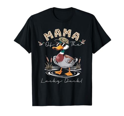 Mom Mama of The Lucky Duck 1. Geburtstag Familie Stockente T-Shirt Mom Mama of The Lucky Duck 1. Geburtstag Familie Stockente T-Shirt von One Lucky Duck 1st Birthday Party Family Matching