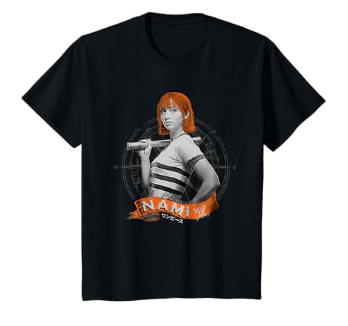 Kinder One Piece Nami Live Action Strohhut Pirat Katze Einbrecher Kinder T-Shirt von One Piece
