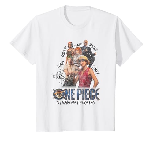 Kinder One Piece Straw Hat Pirate T-Shirt von One Piece