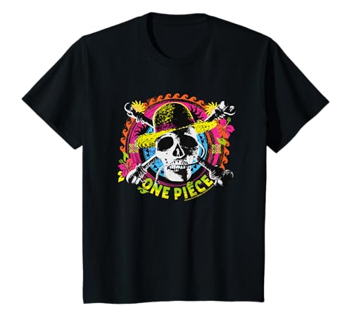 Kinder One Piece Strohhut Piraten Logo Anime Monkey D Luffy Kids T-Shirt von One Piece