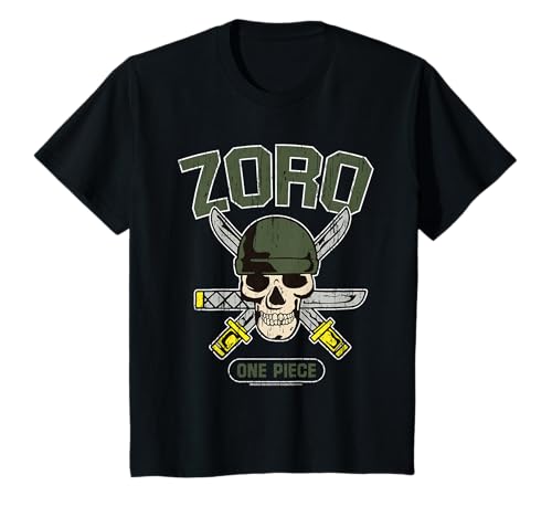 Kinder Strohhut Pirat Hunter Roronoa Zoro Logo Anime Kinder T-Shirt von One Piece
