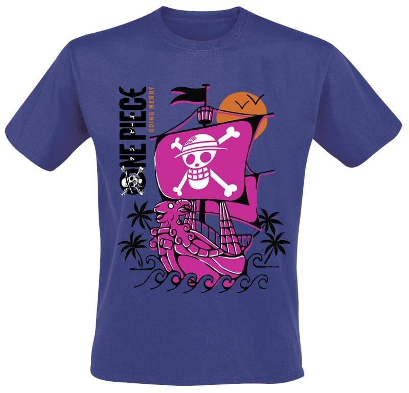 One Piece He´s A Pirate T-Shirt blau in XXL von One Piece