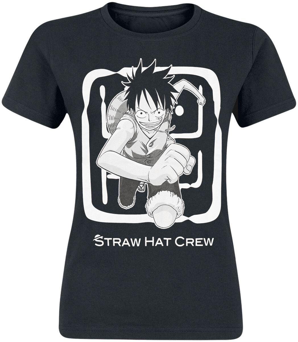 One Piece Luffy T-Shirt schwarz in M von One Piece