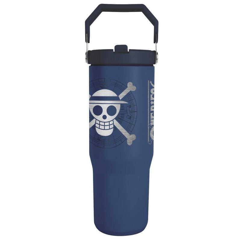 One Piece Straw Hat Crew Pitcher Trinkflasche blau von One Piece
