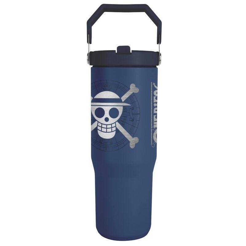One Piece Straw Hat Crew Pitcher Trinkflasche blau von One Piece