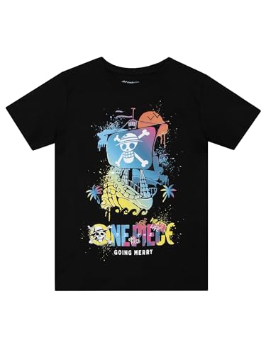 One Piece Tshirt | Anime Kleidung | Kinder T-Shirt Jungen | Anime T-Shirt | Schwarz | 128 von One Piece