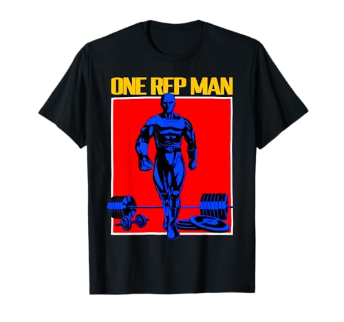 One Rep Man Gewichtheben Bodybuilding Gym Workout Muskel T-Shirt One Rep Man Gewichtheben Bodybuilding Gym Workout Muskel T-Shirt von One Rep Man Powerlifting Fitness Training Design