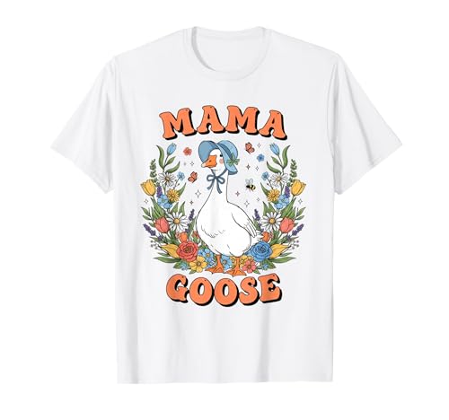 Floral Mama Goose Silly Goose Matching Family 1st Birthday T-Shirt Floral Mama Goose Silly Goose Matching Family 1st Birthday T-Shirt von One Silly Goose Mama Floral Family Matching