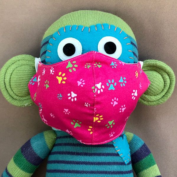 One click wonders Kinder Gesichtsmaske pink Tatzen von One click wonders