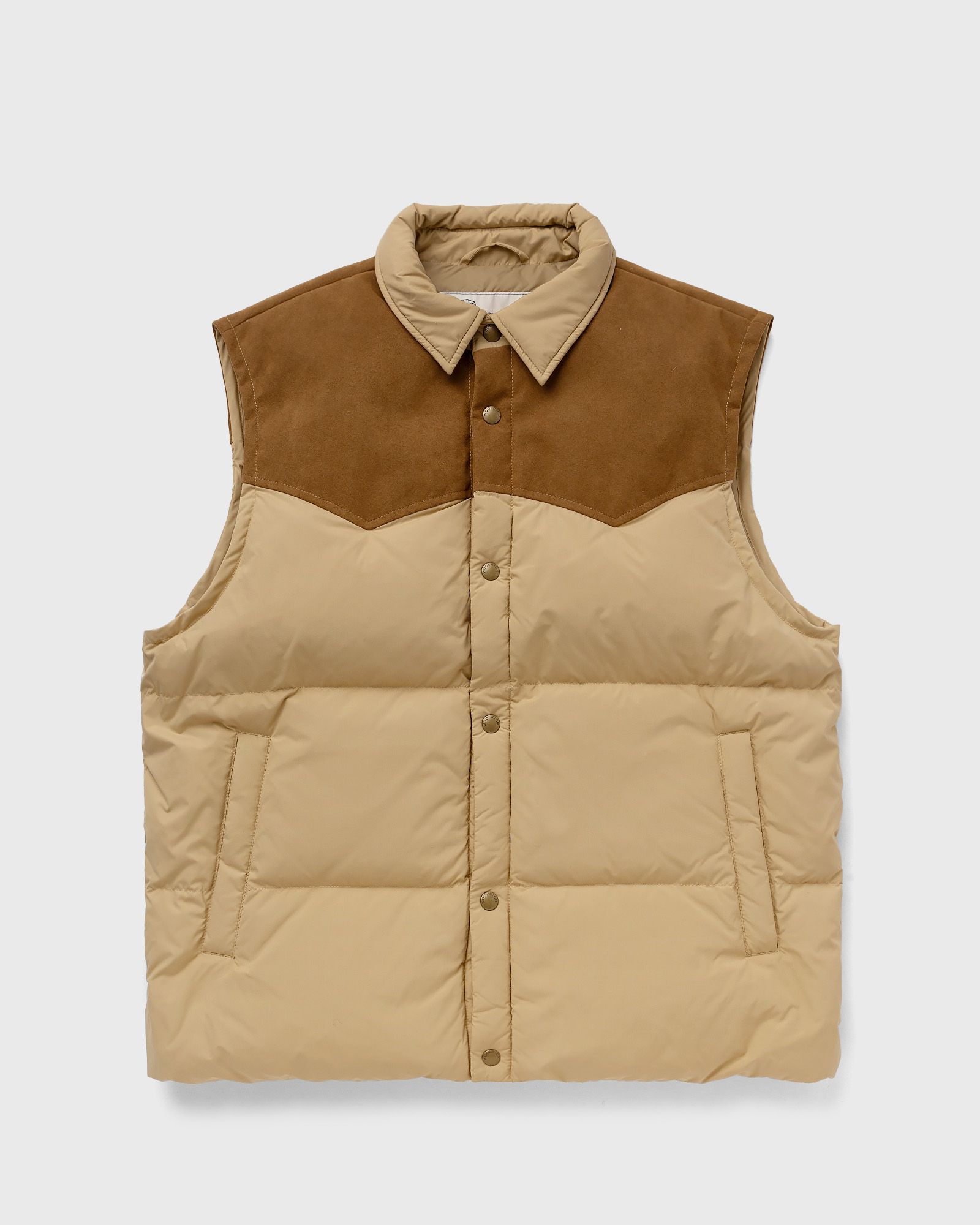 One of These Days x Woolrich PUFFER VEST men Vests beige in Größe:XXL von One of these Days