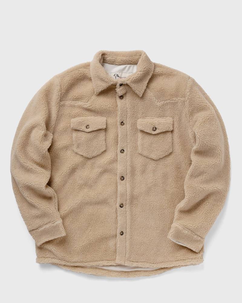 One of These Days x Woolrich SHERPA SHIRT men Overshirts beige in Größe:XXL von One of these Days