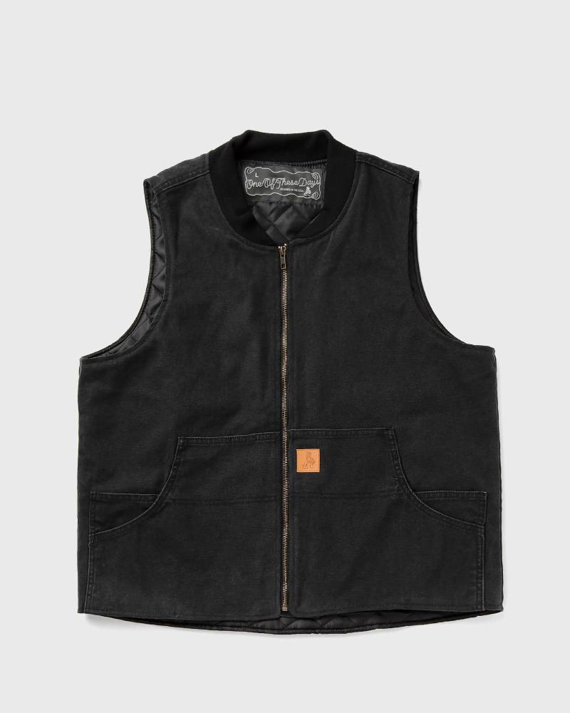 One of these Days WORK VEST men Vests black in Größe:M von One of these Days